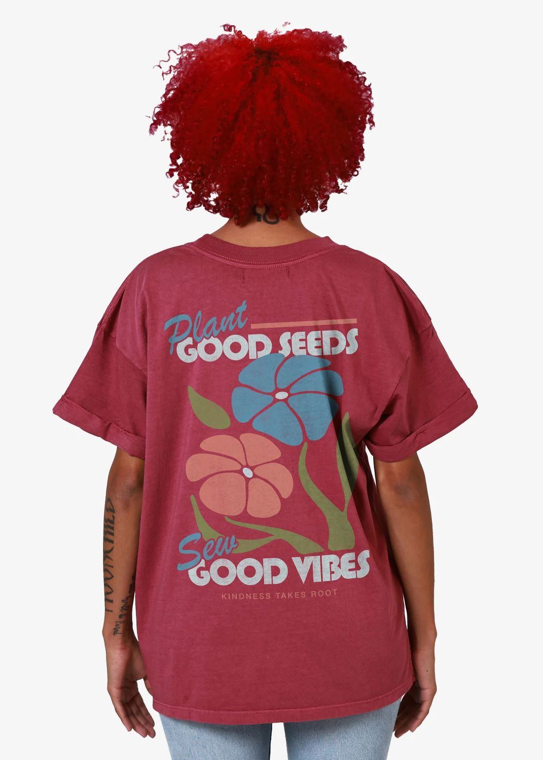 Plant Good Seeds Boyfriend Tee