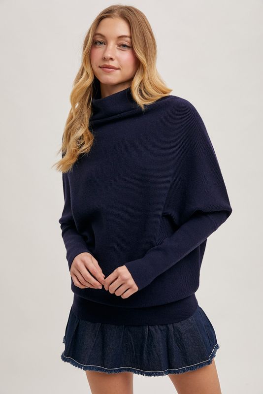Slouch Neck Dolman Pullover