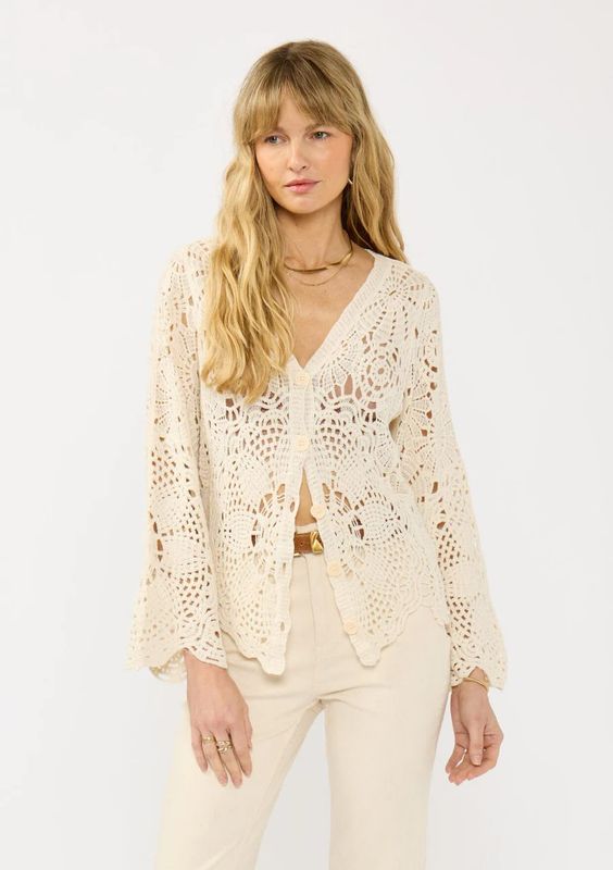 Seabrook Crochet Cardigan