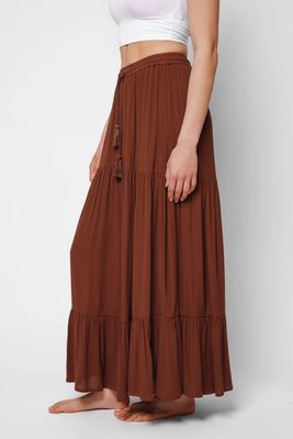Miami Tiered Boho Maxi Skirt | KOY