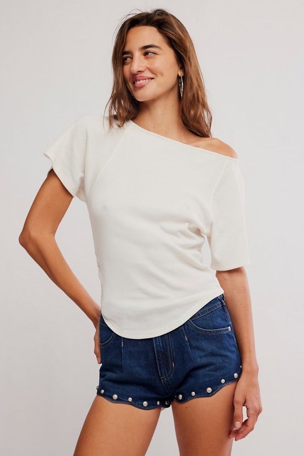 Lucy Off-The-Shoulder Tee | Free People