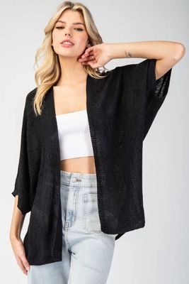 Slouchy Dolman Sleeve Cardigan