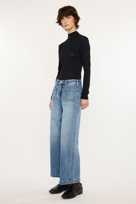 Caldera Mid Rise Wide Leg Jeans | KanCan