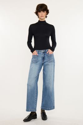 Caldera Mid Rise Wide Leg Jeans | KanCan