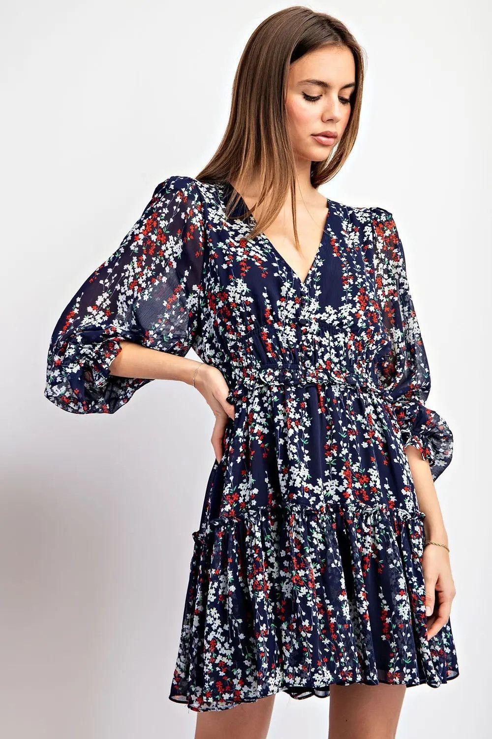 Midnight Garden Mini Dress