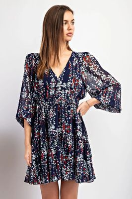 Midnight Garden Mini Dress