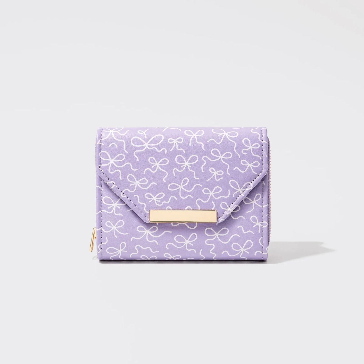 Bow Print Small Wallet | Bizou