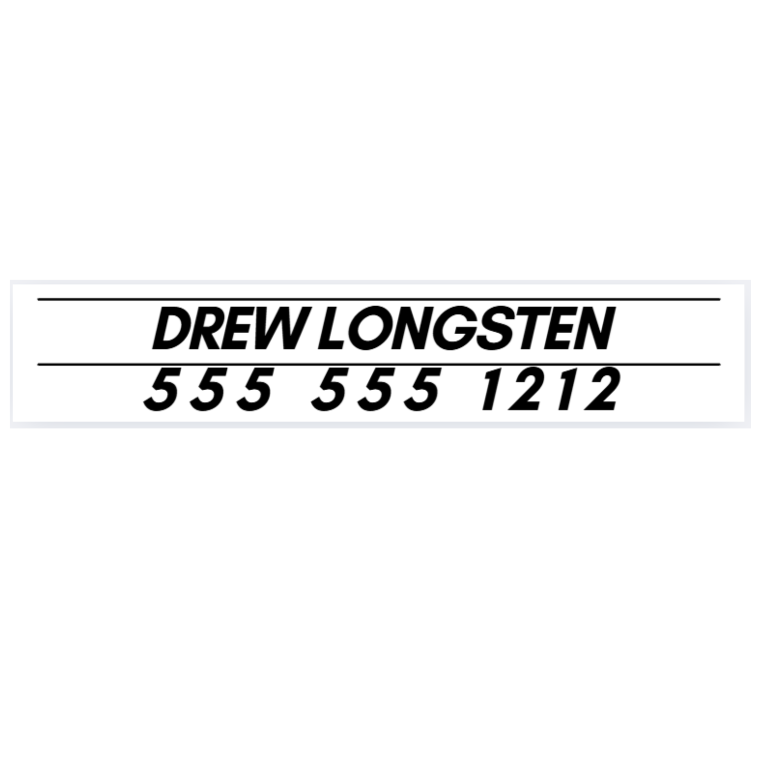 Mono Line – 12 Waterproof Decals Pack