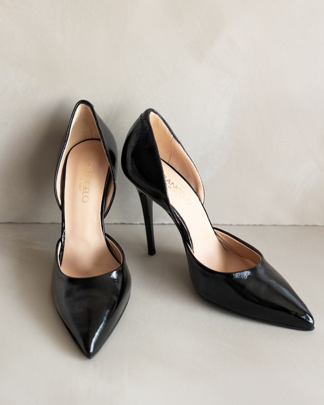 Nero Pointed Heel F7201