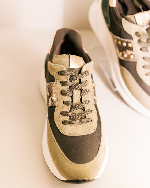 Velour Stone Bomber Sneakers I411527D