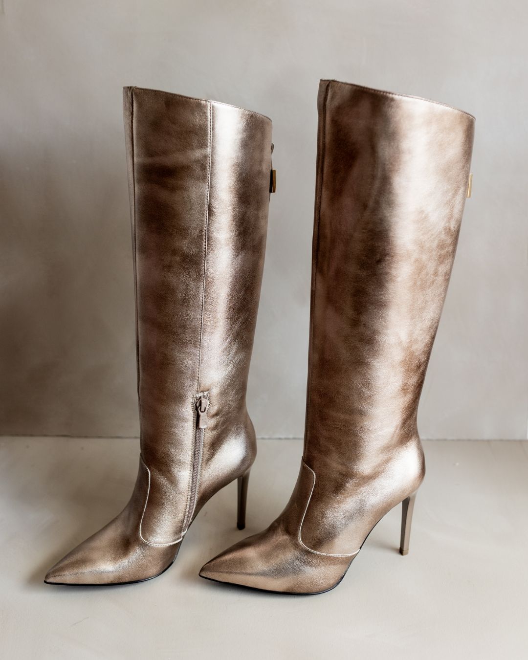 Lunare Torba Tall Metallic High Heel I410826DE