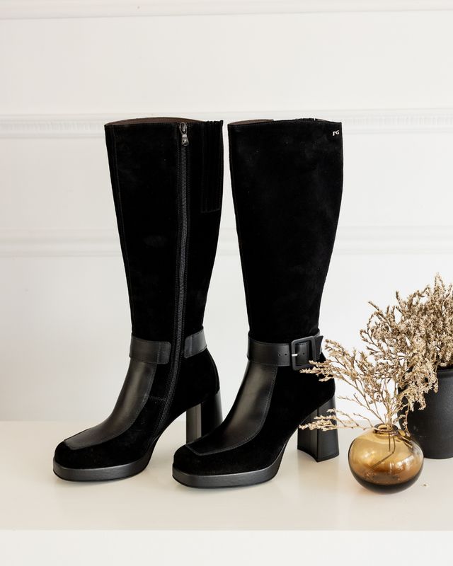 Arold Nero Black Tall Boot I410913D