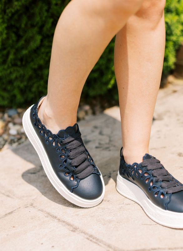 Night Milk Navy Floral Sneaker