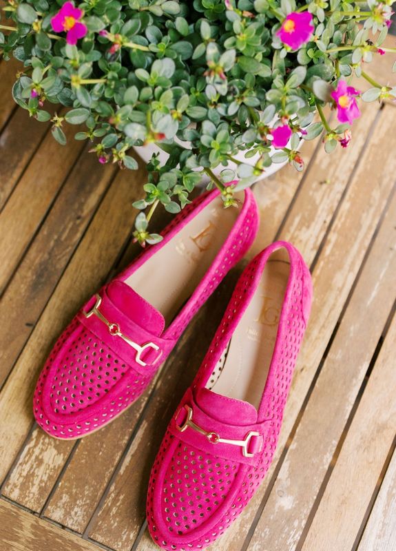 Hot Pink Fuxia Loafer L222M