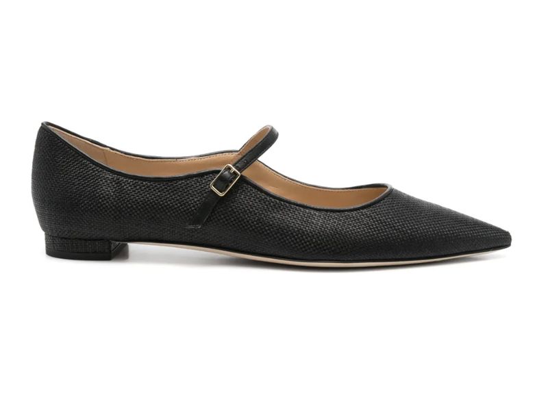 Genova Black Flat Mary Jane
