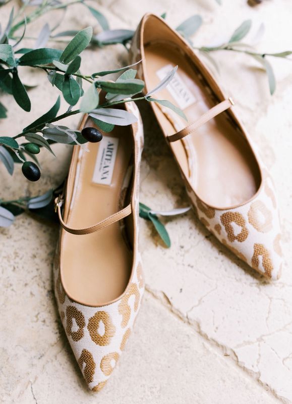 Genova Camel Leopard Mary Jane