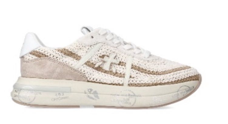 Cassie Beige Crotchet Mesh