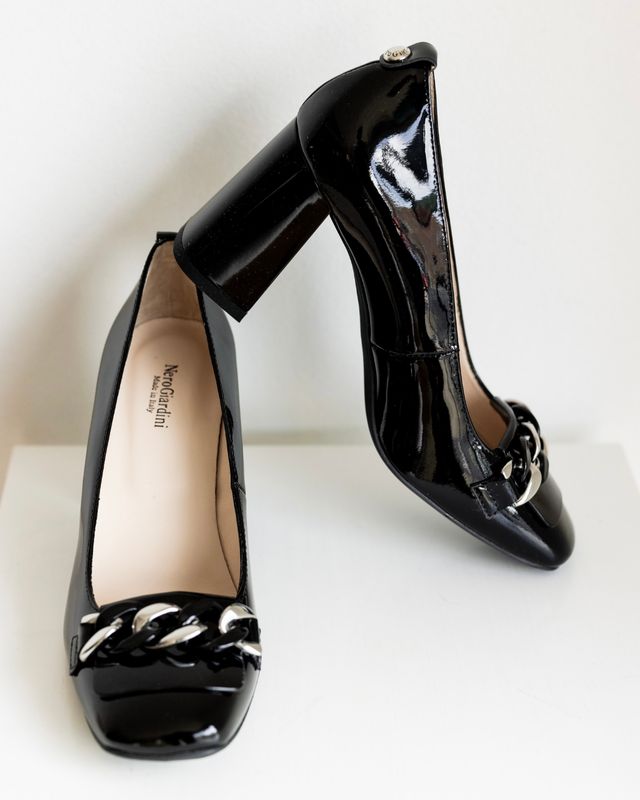 Vernice Nero Black Pump