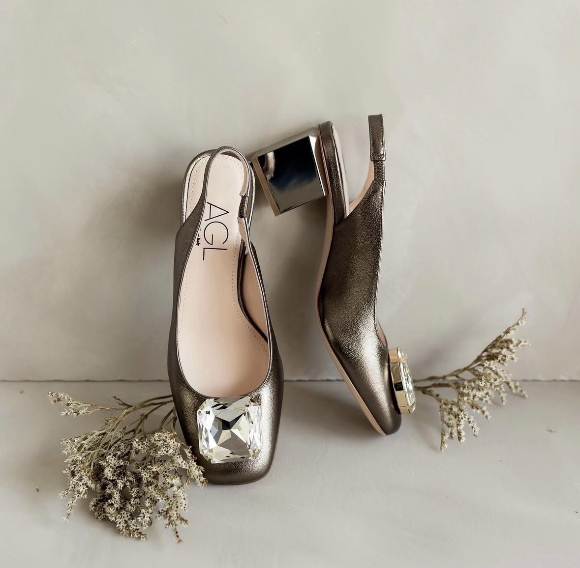 Angie SB Crystal Heel