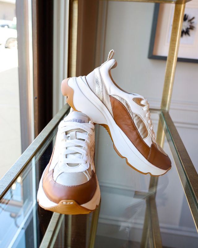 Multi Wood Chunky Sneaker
