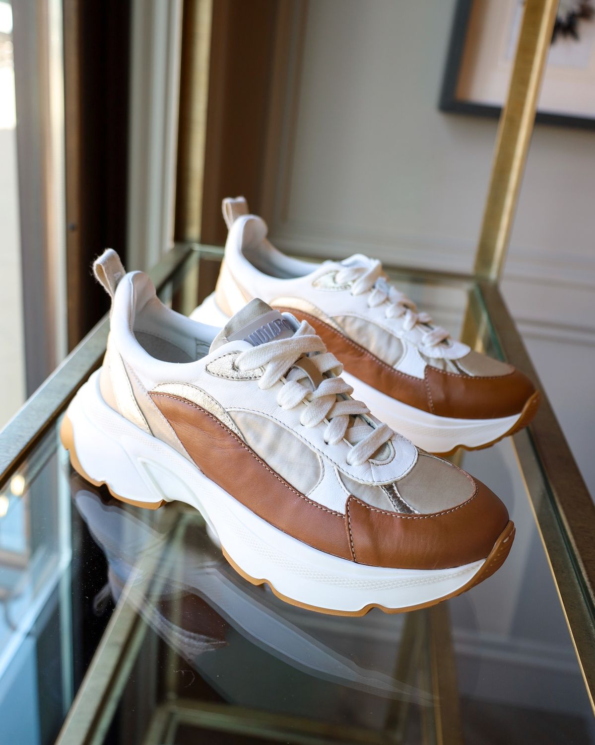 Multi Wood Chunky Sneaker