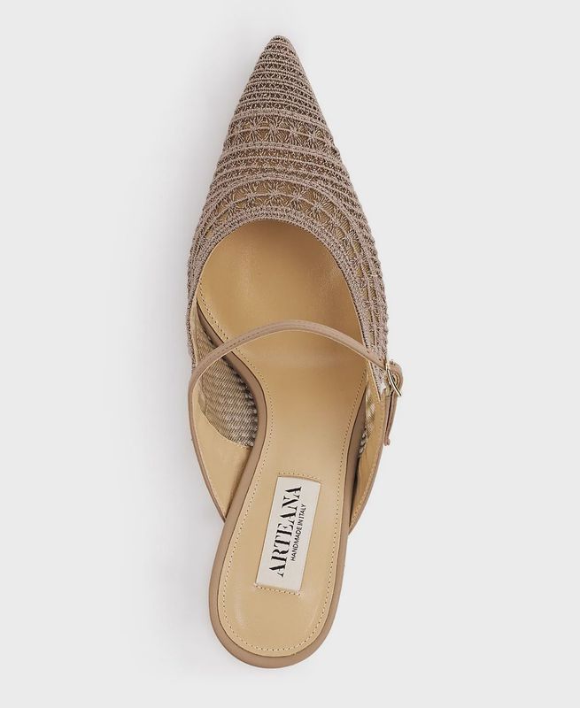 Trieste 75 Taupe Mule