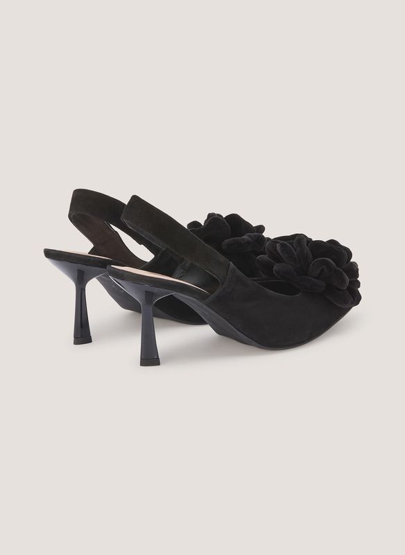 Alla Rose Velour Heel