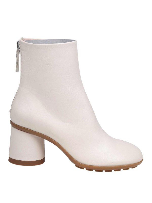 Gesso Off White Curvy Bootie