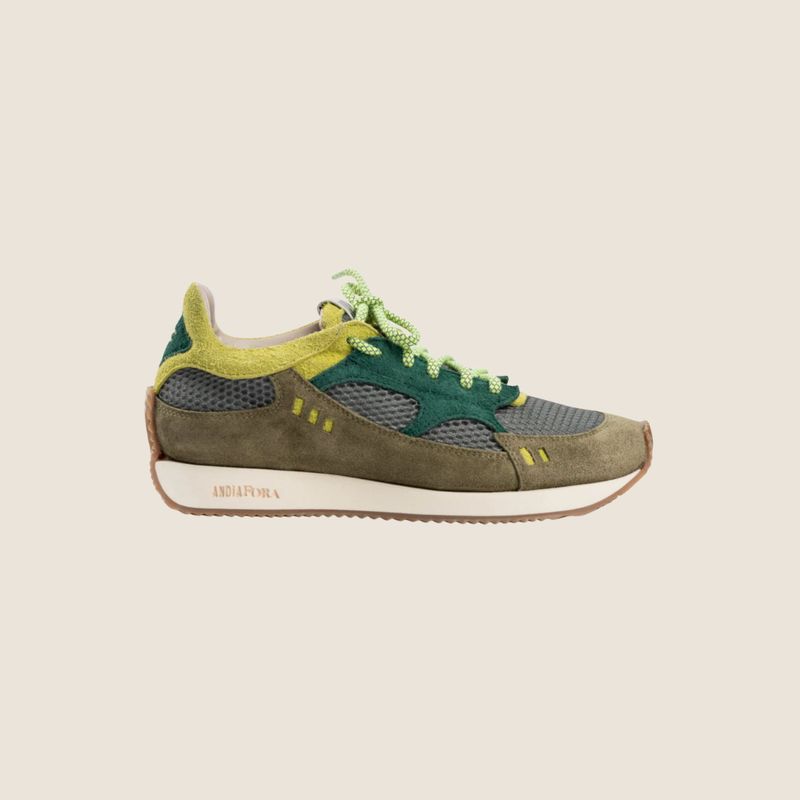 Bosco suede green sneaker
