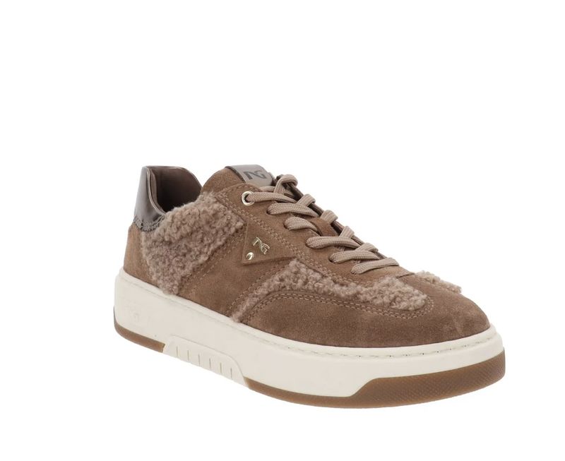 Velour Curly Mou Sherpa Sneaker 14226D