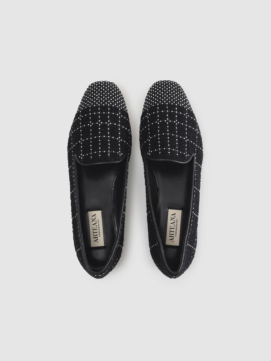 Perla Boucle Flat Smoking Slipper