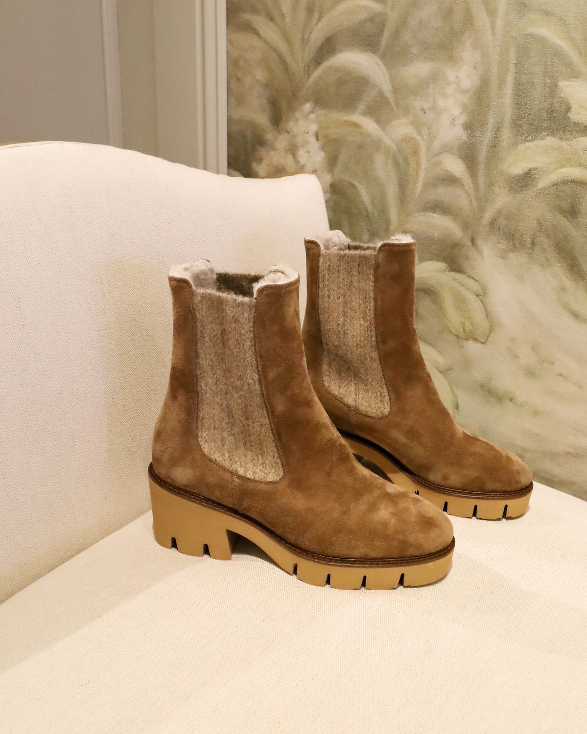 Fur Lined Sensory Farro Ankle Boot H616