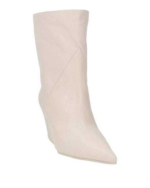 Baron Desert Taupe Pointed Toe Wedge Bootie