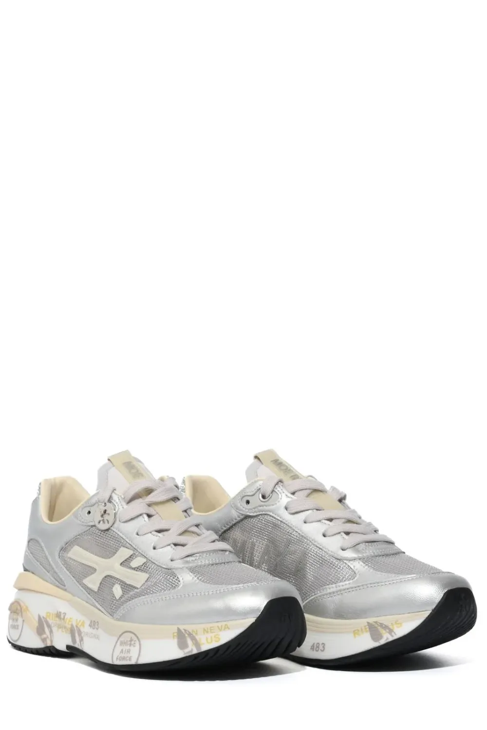 Metallic Silver Moerund Sneaker