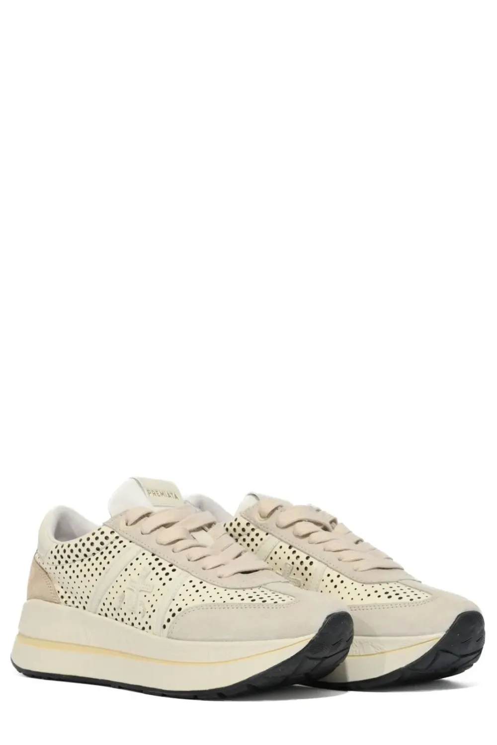 BethCoin 8171 Nude Platform Mesh Sneaker