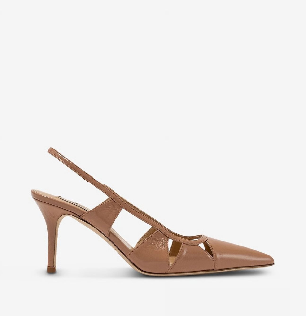 Savona 75 Slingback Walnut Pump
