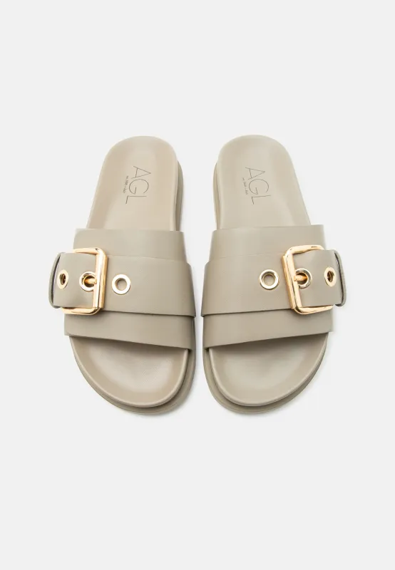 Christina Buckle Safari Slide