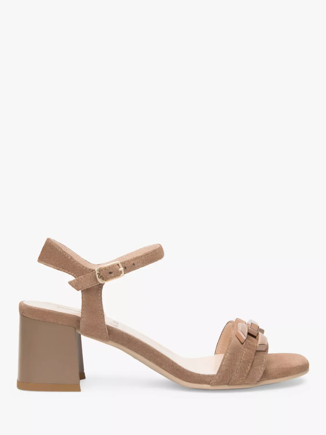 Whisky Suede/Buckle Low Heel