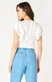 S/S Eyelet Top