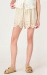 Eyelet Pull  On Shorts