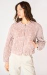 LS Floral Quilted Bomber Jacket