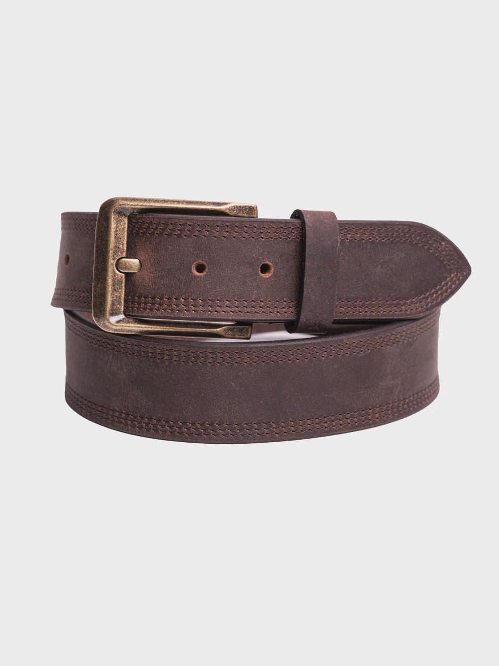 Men&#39;s 40mm Triple Edge Stitch Belt
