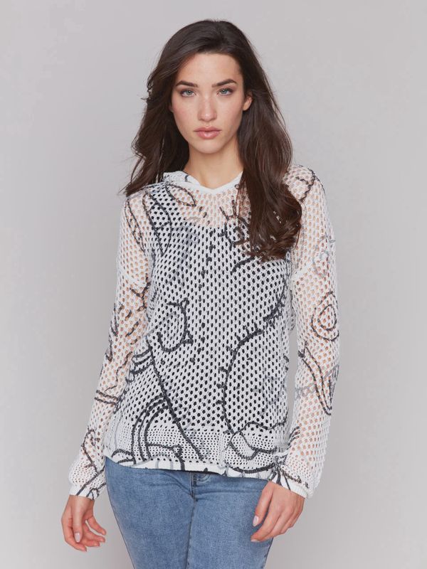 Crochet Hoodie Sweater