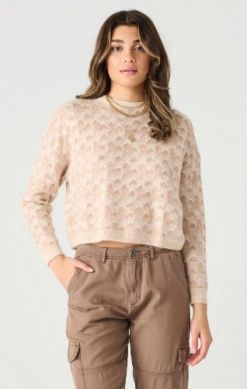 L/S Scalloped Stitch Sweater