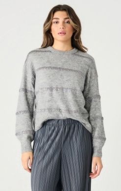 L/S Sequin Stripe Sweater