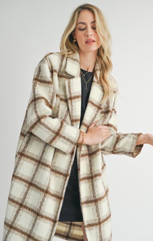 Emily Long Open Front Coat