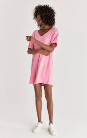 V-Neck T-Shirt Dress