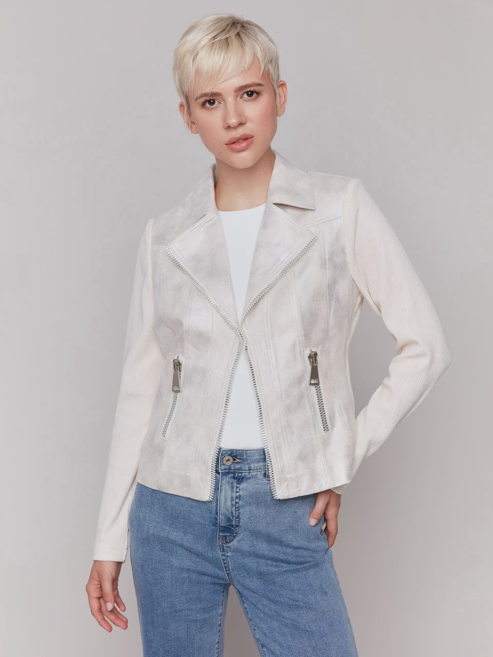 Faux Leather Jacket