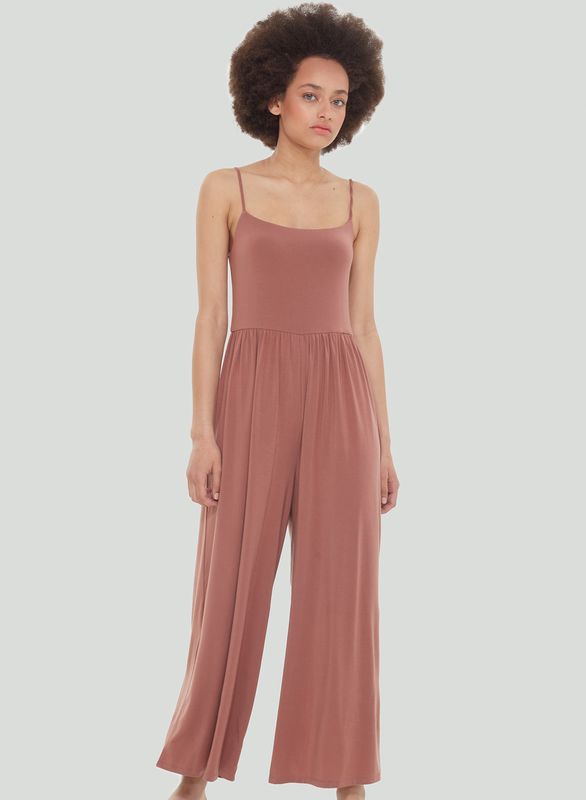 Strappy Knit Jumpsuit