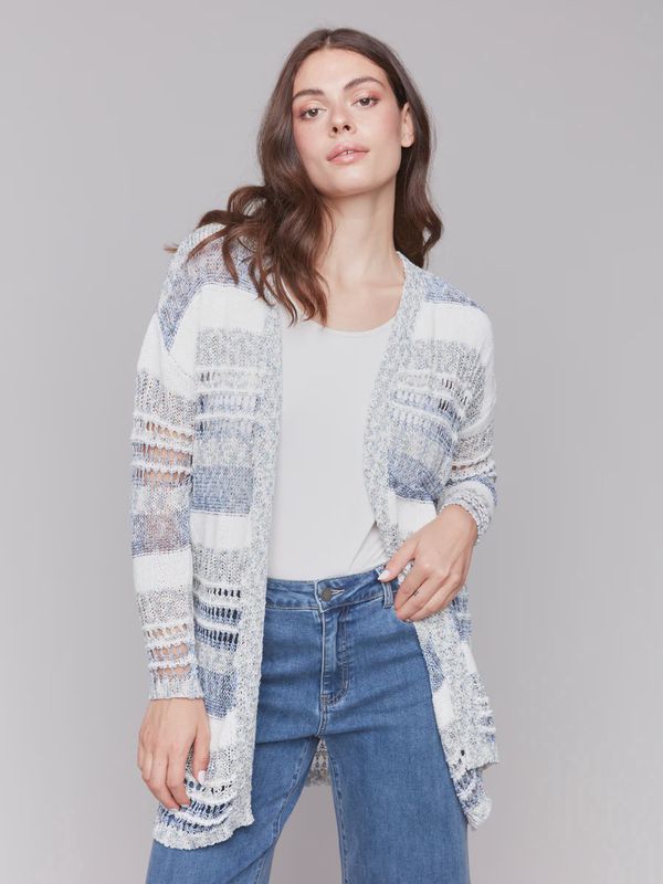 Novelty Yarn L/S Cardigan